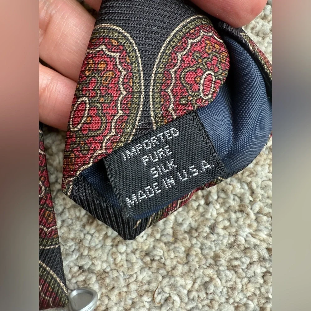 Vintage Brooks Brothers Makers All Silk Tie Made In USA